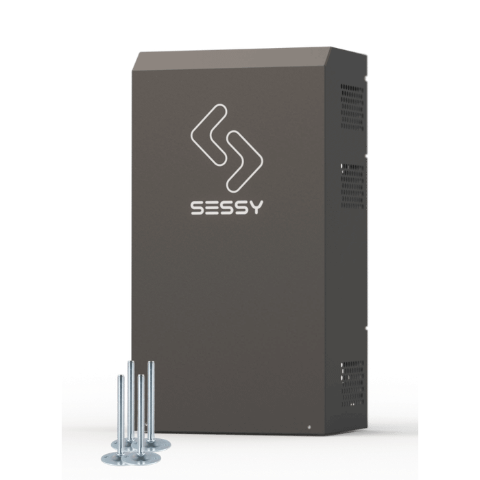 Sessy slimme thuisbatterij 10kWh zwart staand